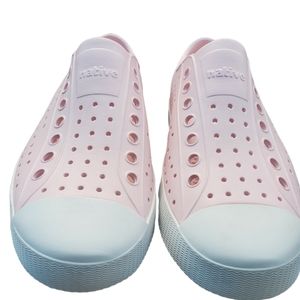 Native Shoes Jefferson Milk Pink/Clamshell White Women's 9